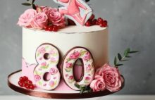 торт на 80 лет